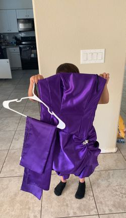 Purple promotion or dama dress size small
