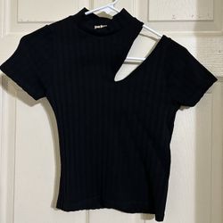 Black Turtleneck Top- Women's Medium