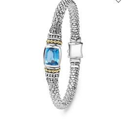 Lagos With Blue Topez Caviar Bracelet