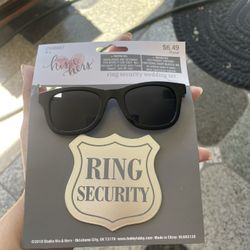 Wedding Ring Security And Kids Glasses 
