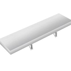 Down Folding Serving Food Shelf Stand Serving for Concession Trailer Serving Window (48" L x 12" W) (Stainless Steel) Brand New C139