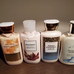 B & B lotions. Each