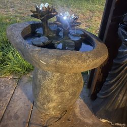 Waterfountain With Lights 