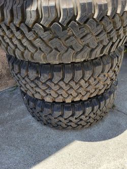 3 Falken Wildpeak M/T Tires 15'S