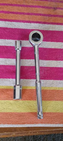 Craftsman 1/2 inch wrench 1/2 inch extension 3 quarters wrench