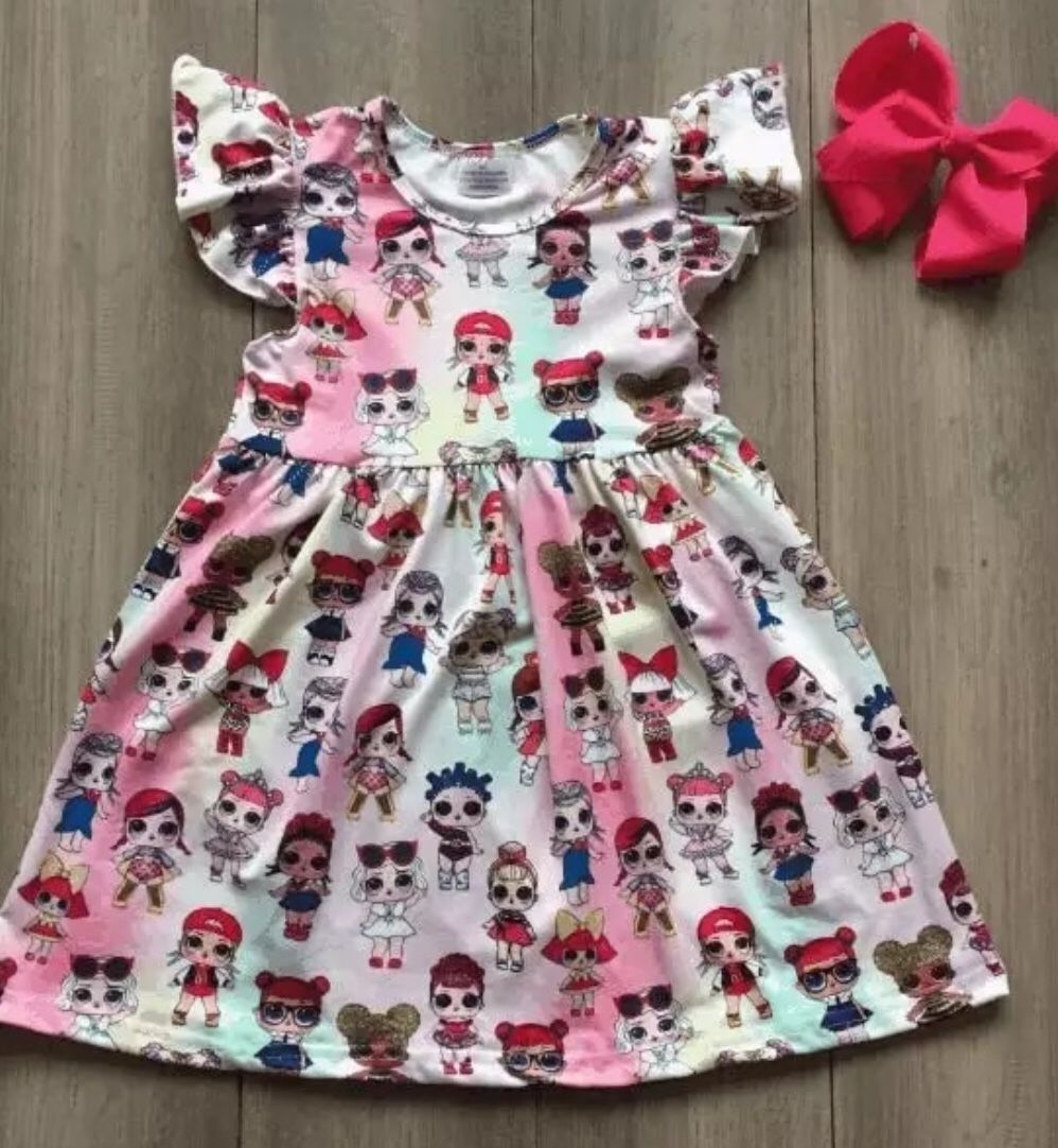 Lol surprise doll dress comes with bow