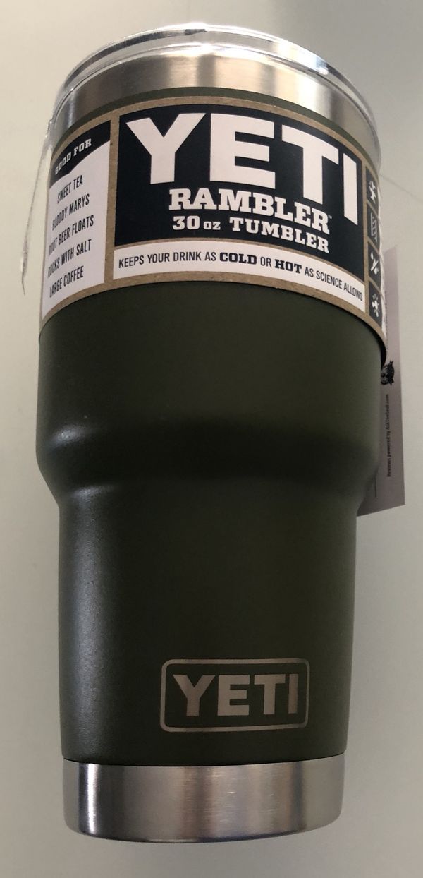 Yeti 30oz Tumbler with Lid Army Green BRAND NEW for Sale in Fort