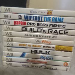 Nintendo Wii Games For Sale All Together For $30