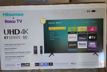 Hisense Roku 4K UHD 55" Smart Tv