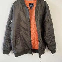 Bomber Jacket For Men Olive Green, Size XL