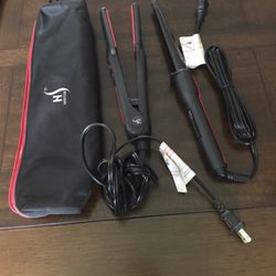 Hair Straightener And Curling Iron