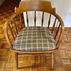 Four Vintage Barrel Arm Chairs
