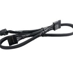 GinTai 6 pin to 2X SATA DRIVER POWER cable Replacement for EVGA SuperNOVA 750...