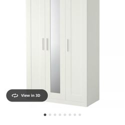 IKEA Storage / Closet With Mirror 