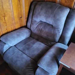 Super Soft Grey Recliner 