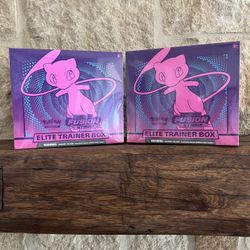 Two Pokémon Fusion Strike Etbs Factory Sealed