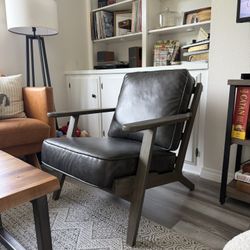 Mid Century Modern Leather Chair