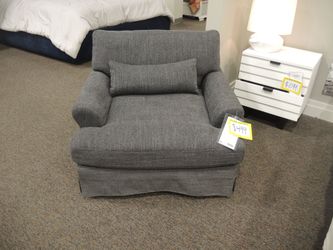 Interior Define Hayley Flare Arm Accent Chair - Charcoal Gray | Armchair