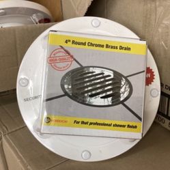 Wondercap 4 Inch Round Tile Drain Kits Brand New Attention Remodelers