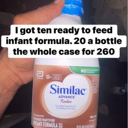 Ready To Feed Baby Formula 25 A Pop Or Whole Box For 260 /280