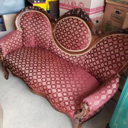 Antique Rose Cut Sofa