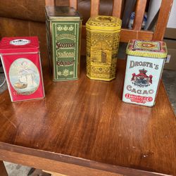 Vintage Tin Boxes
