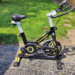 PYHIGH INDOOR CYCLING BIKE STATIONARY EXERCISE BIKE, EXCERSIZE BIKE COMFORTABLE SEAT CUSHION, BELT DRIVE