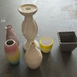 Vases And Candle Holder