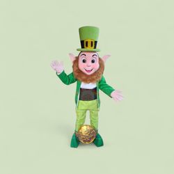 Saint Patrick's leprechaun Mascot Costume