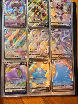 Full binder of Pokemon cards