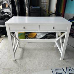 White Farmhouse Style Desk