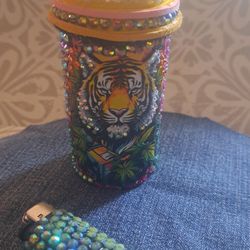 Tiger Eyes Cuztom Stash Bottle