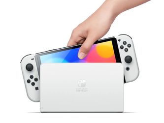 Nintendo Switch OLED White with Dock