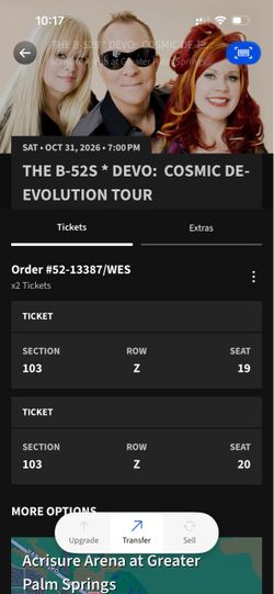 The B-52s & Devo Cosmic De-Evolution Tour Tickets