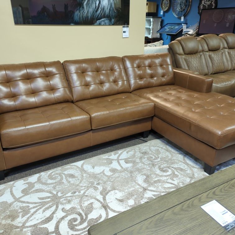 Brand New Sectional Sofa Couch Genuine Real Top Grain Leather 
