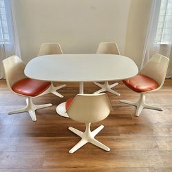 Vintage Dining Table Chairs Tulip