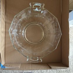 Vintage Depression Era Glass Bowl