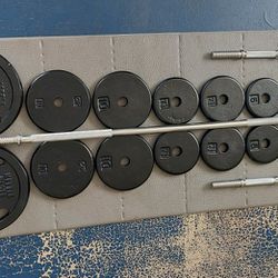 Standard Weight Set With Dumbbells 