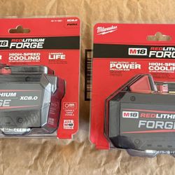 2 Baterías Milwaukee FORGE 8.0 