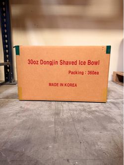 30oz Dongjin Shaved Ice Bowl Case 360 count