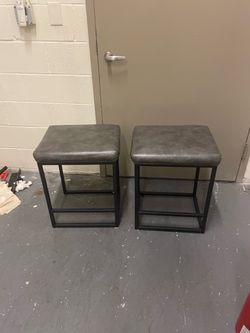 Two bar stools(26” high