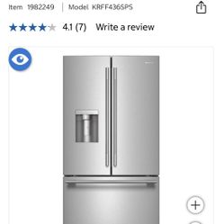 Brand New Kitchenaid Refrigerator In The Box