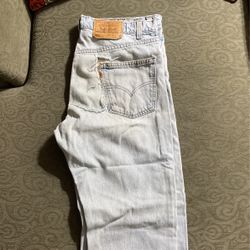 Worn Levi Jeans