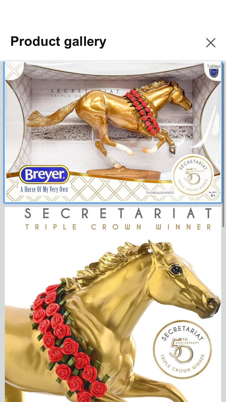 Breyer Horses Traditional Series - Secretariat 50th Anniversary Model | Limited Edition