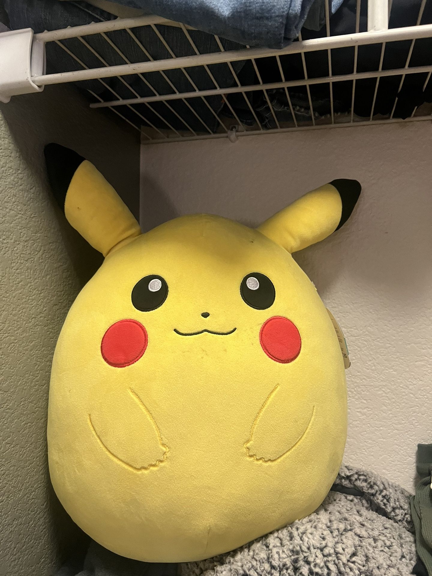 Squishmallow RARE Pokemon Pikachu 20” Large BNWT Squishy Stuffie