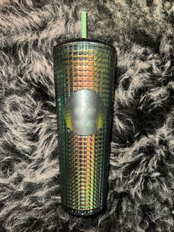New Starbucks Grid Green Tumbler