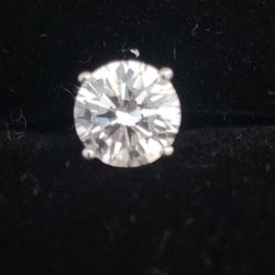 Single 1CT Real Diamond Stud 