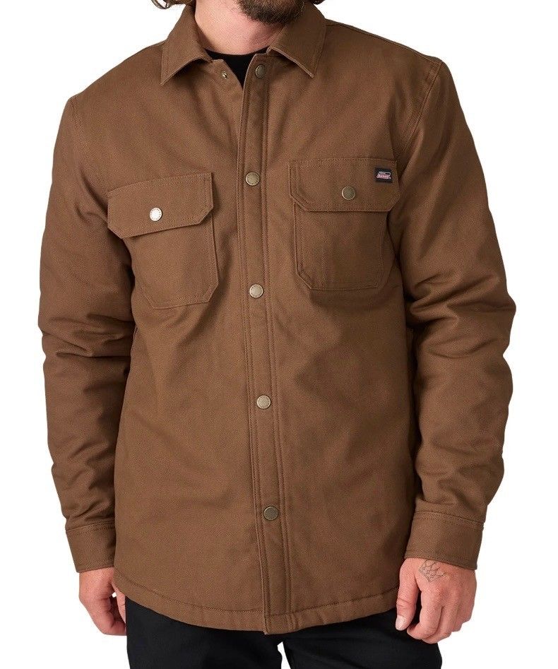 Dickies Flannel Lined Jacket 20 Bucks Each Retail 35 Brown Black Duck Brown