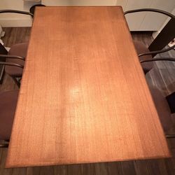 Table With 4 Chairs And Wine Rack