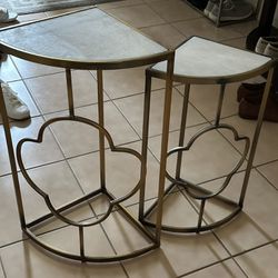 Marble Top Accent Tables 